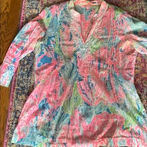 Lilly Pulitzer beaded tunic